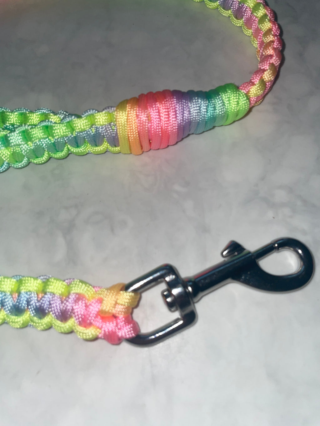 Handmade dog collar and lead