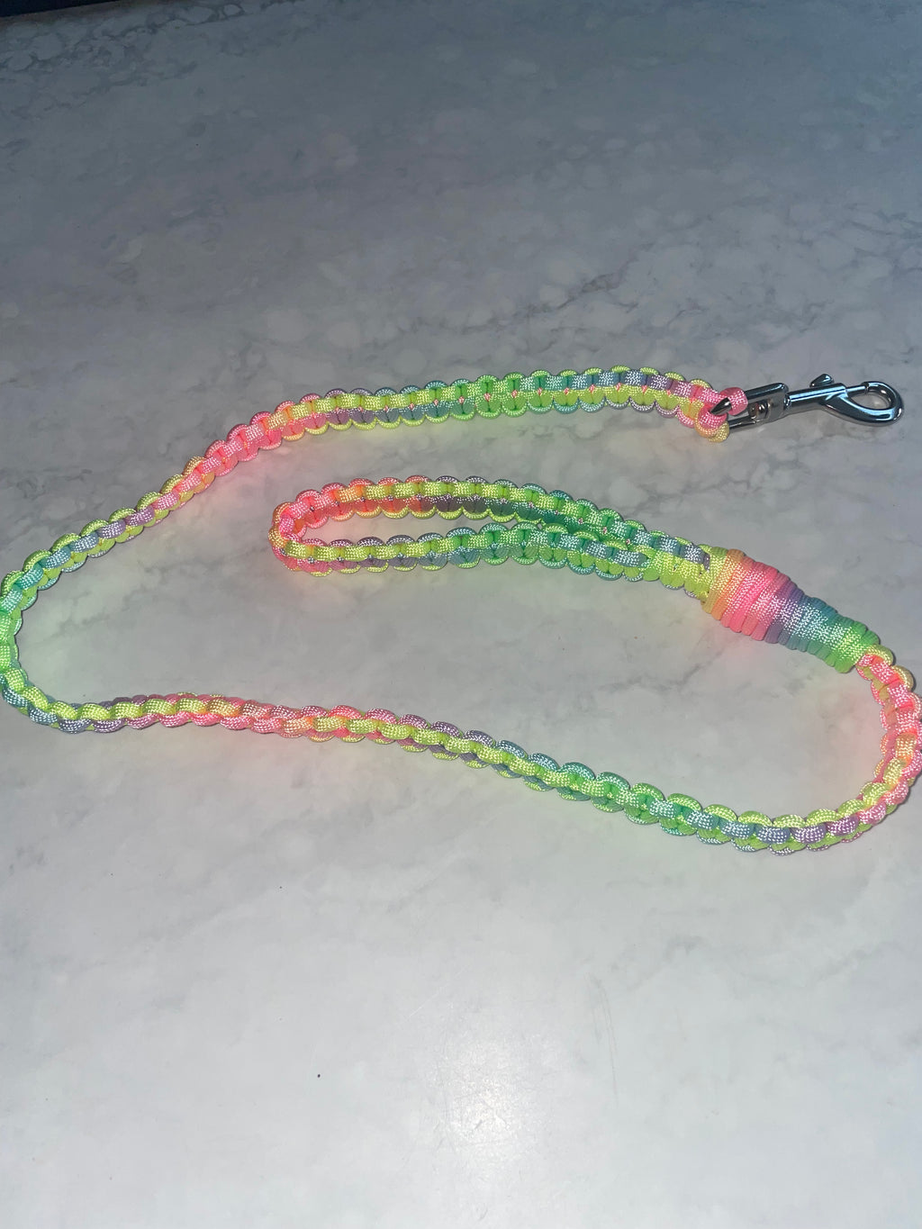 Handmade dog collar and lead